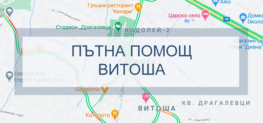 Пътна помощ Витоша